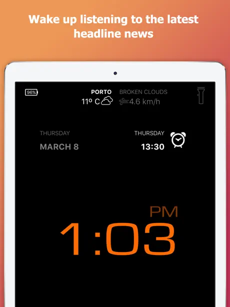 Radio Alarm Clock: Sleep Timer