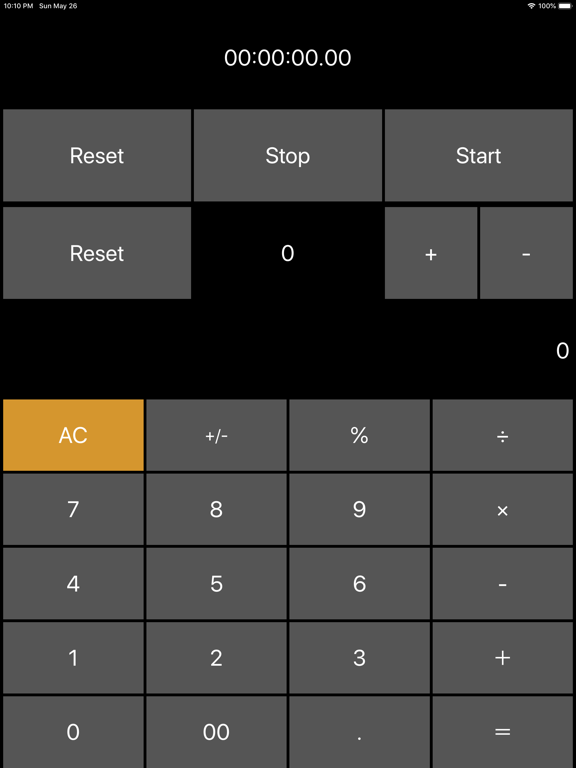 電卓&ストップウォッチ app screenshot 2