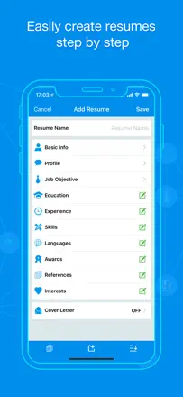 Quick Resume Pro: Screenshot 1 von 6