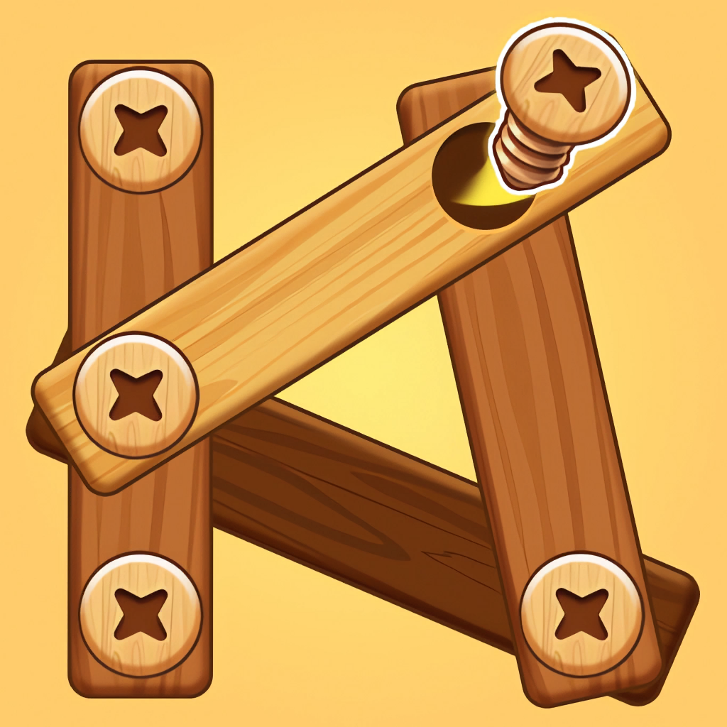 Get Nuts & Bolts Woody Puzzle for iOS, iPhone, iPad Aso Report