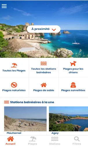 Capture d'écran de PlagesTV Premium - Plages sur iPhone 1