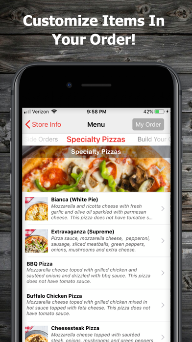 Anthony's Pizza St. Cloud iPhone screenshot 6 - Food & Drink app