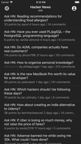 HN Pro screenshot