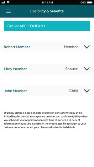 Davis Vision Member App screenshot 4
