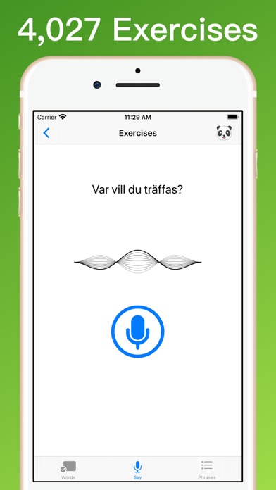 Learn Swedish + Screenshot