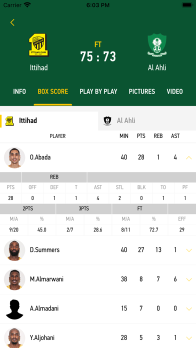 Saudi Basketball - SBF Screenshot