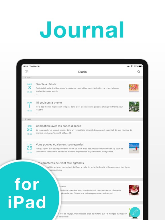 Screenshot #4 pour Mon Journal Intime - Photos