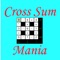 A Cross Sum puzzle consists of 6 overlapping equations, 3 horizontal equations and 3 vertical equations