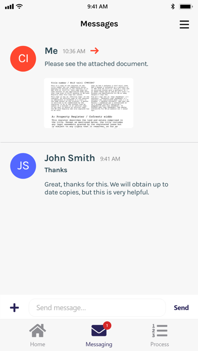 Evolve Law Conveyancing Screenshot