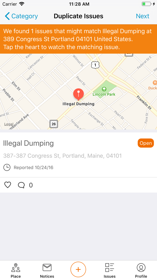 #5. Fix It! Portland. (iOS) Podle: City of Portland, Maine