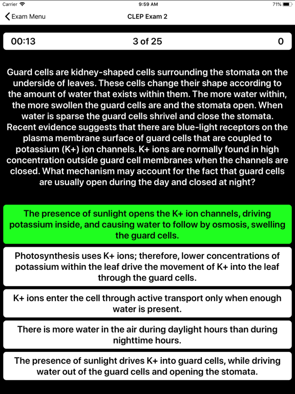 Screenshot #6 pour CLEP Biology Prep 2025-2026