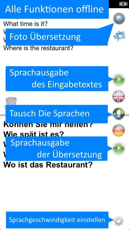 Offline Übersetzer English Pro screenshot 1 of 4