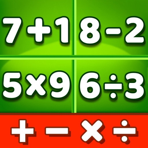 Math Games - Learn + - x ÷