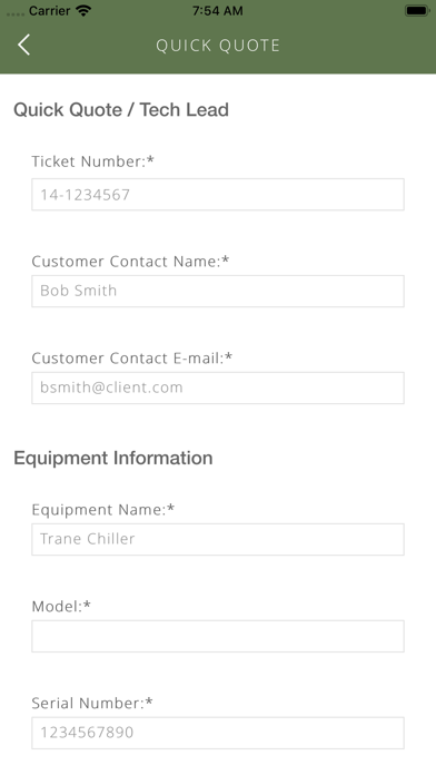 App screenshot