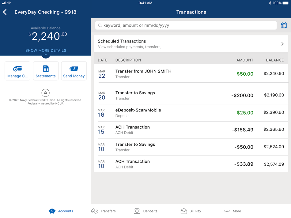 #2. Navy Federal Credit Union (iOS) By: Navy Federal Credit Union