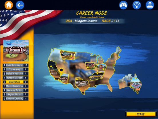 Dirt Trackin Sprint Cars iPad app afbeelding 5