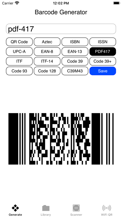 Barcodes Generator Unlimited Screenshot