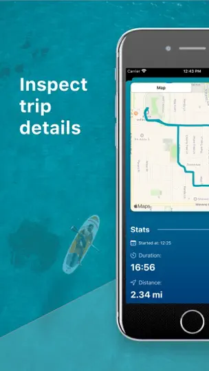 Capture d'écran de SUP Tracker: Paddle GPS sur iPhone 3