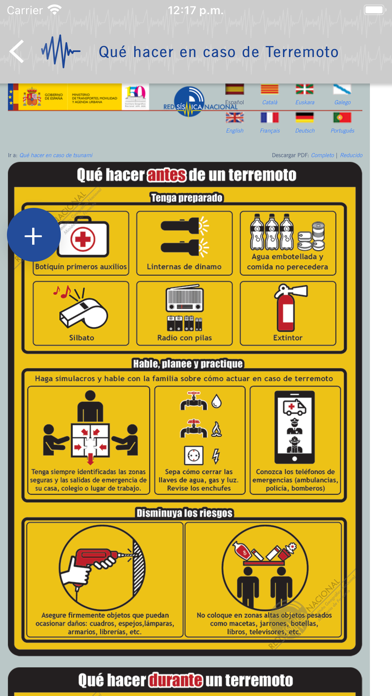 IGN Terremotos Screenshot