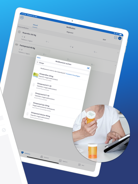 mediteo: Tabletten Erinnerung iPad screenshot 2