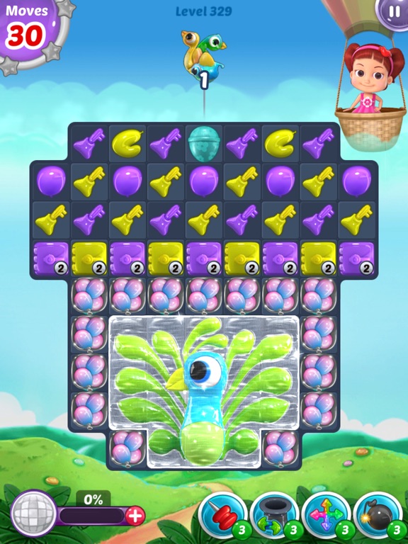 Balloon Paradise: Match 3 Game iPad screenshot 8 - Games app