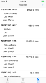 SWListener - radio scanner screenshot