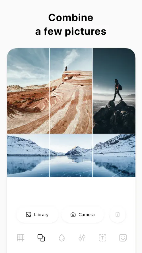 Grid Post & Photo Split Pic