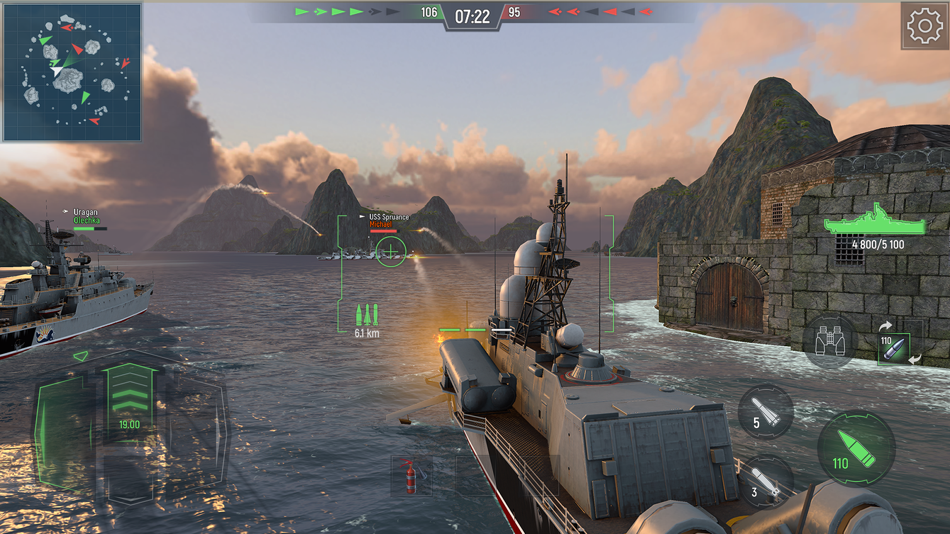 #2. Force of Warships: Battle Ship (macOS) От: XDEVS LTD