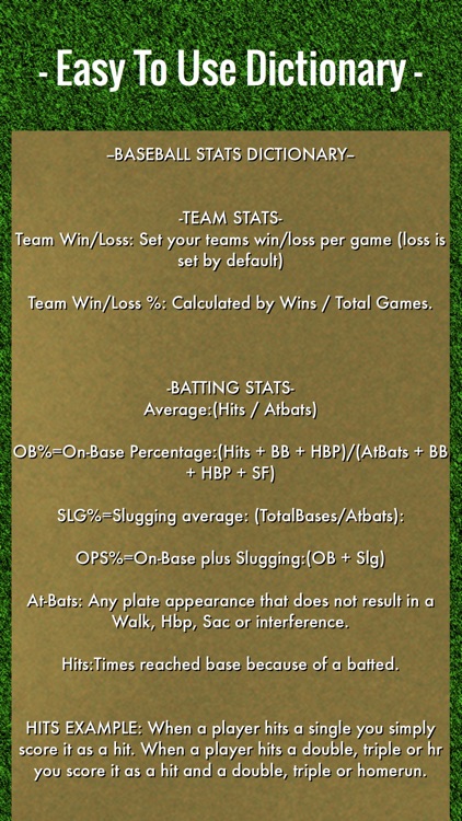 Baseball Stats Tracker Touch screenshot-4