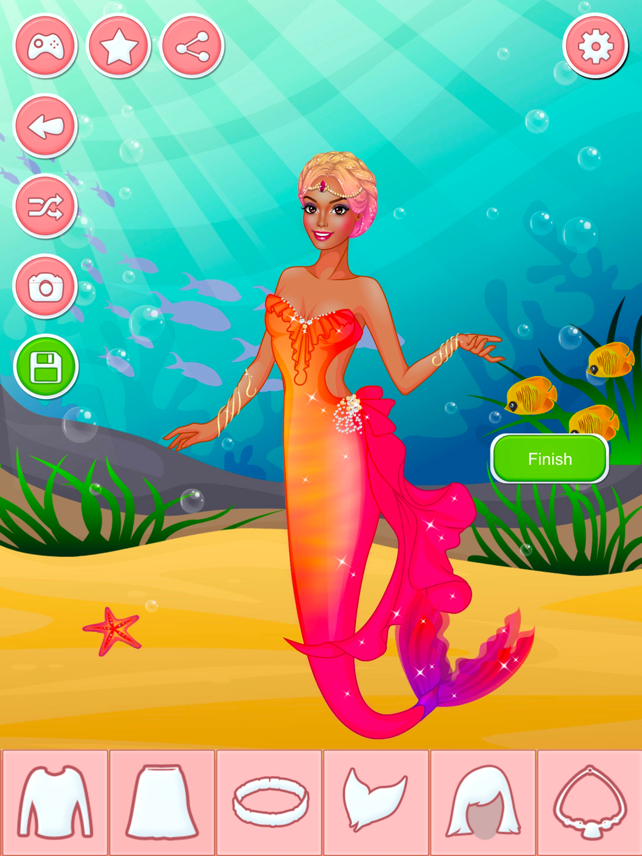 Mermaid Beauty Dress-Up Games screenshot 10
