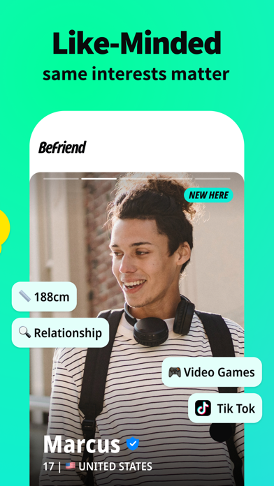 BeFriend - Make new friends Screenshot