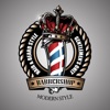 The old fashion barber shop icon