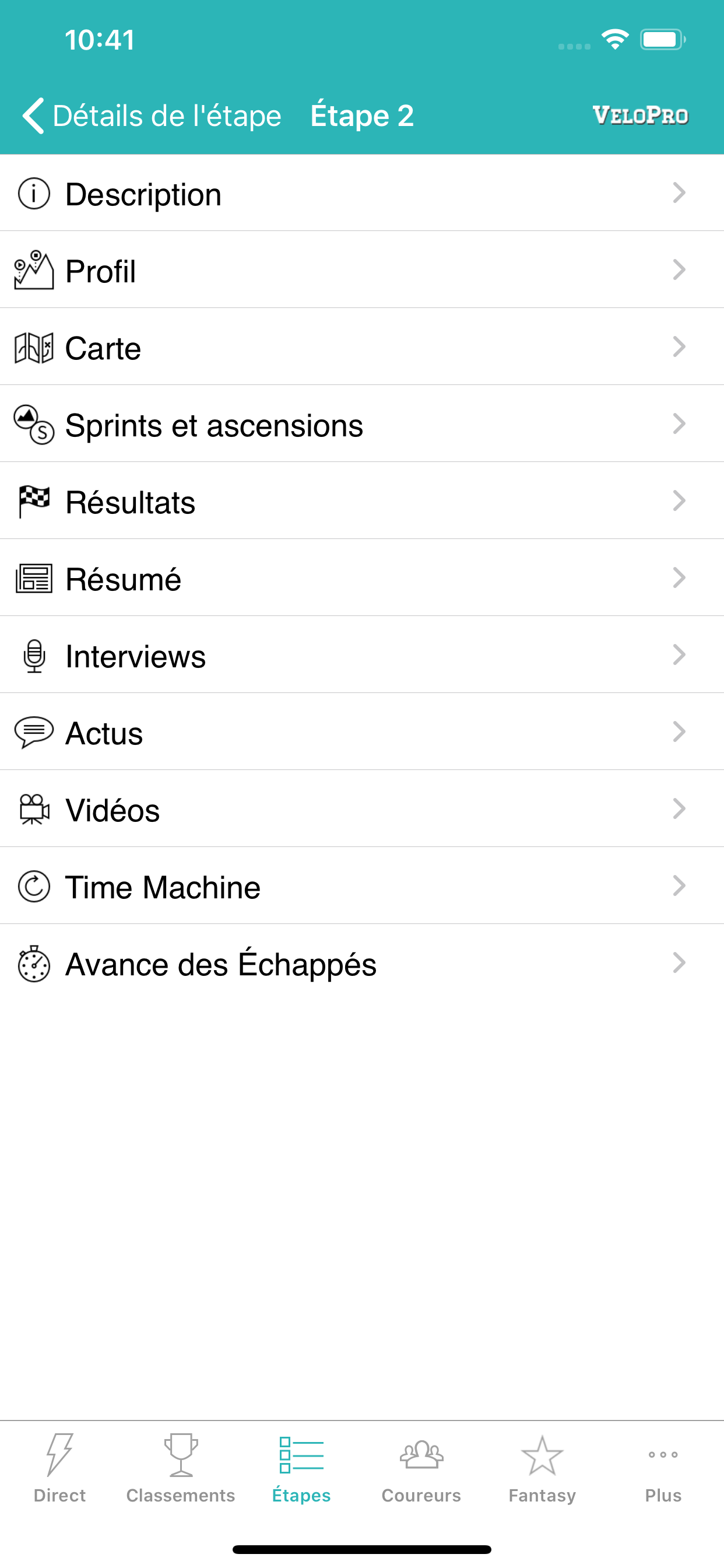 VeloPro.fr screenshot 7