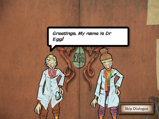 Dr. Egg Adventures Laboratory iPad screenshot