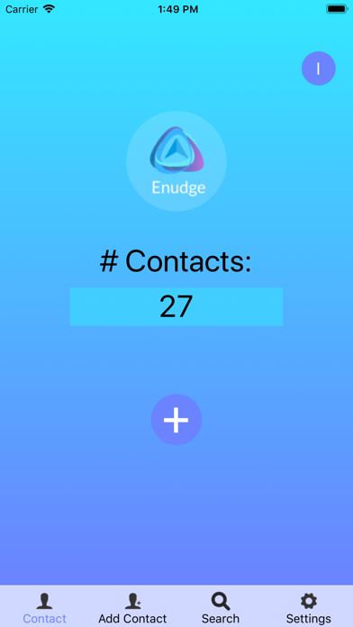 Enudge Contacts Screenshot