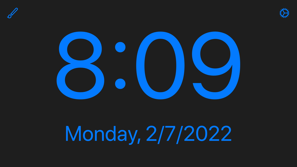 #7. Spiffy Clock (iOS) By: Matthew Roberts