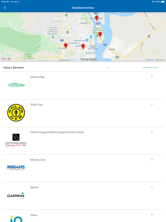 Club El Universo iPad screenshot