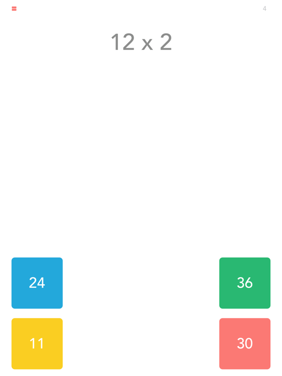 Screenshot #4 pour Multiplication: Times Tables