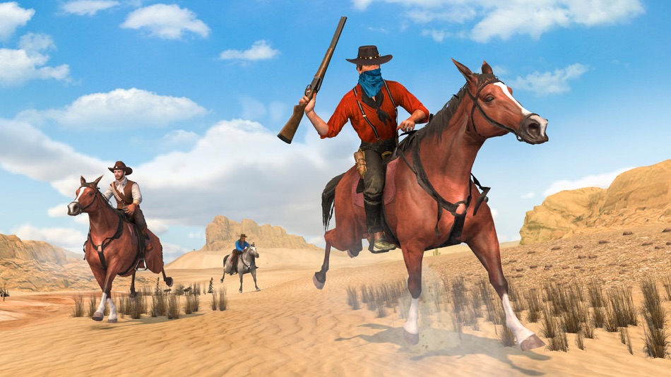 #1. Wild West Cowboy Shooting Game (iOS) Bởi: Rizwan Aftab