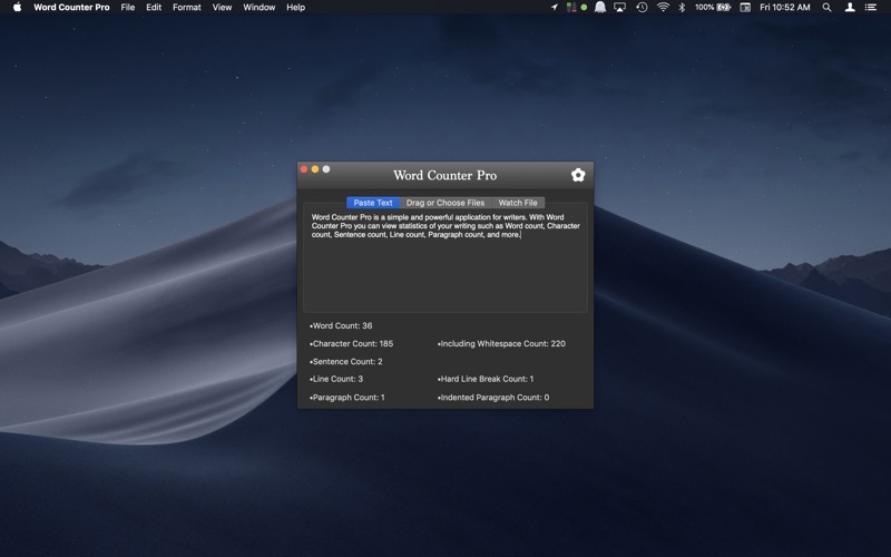 Word Counter Pro Screenshots