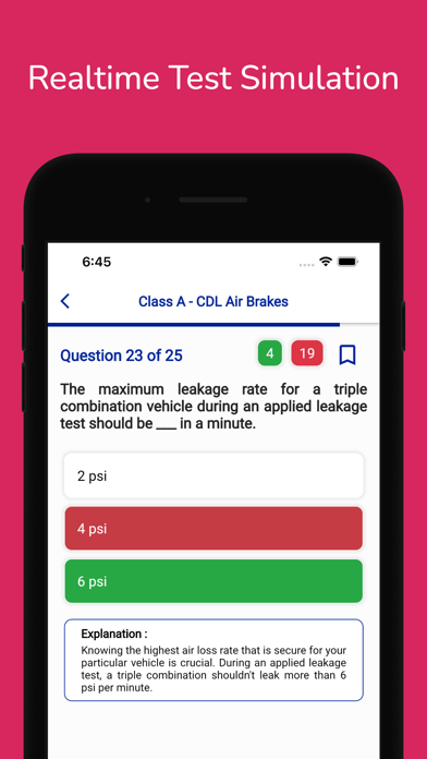 New Mexico CDL Permit Practice Screenshot