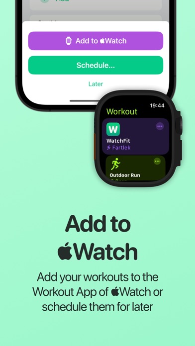 Watch Workout Builder, Tracker Screenshot