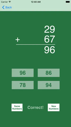 Addition Concentrated screenshot 2