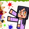Cute Aphmau Colorin Pages icon