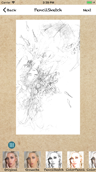 Screenshot #1 pour InSketch-Croquis Crayon Dessin