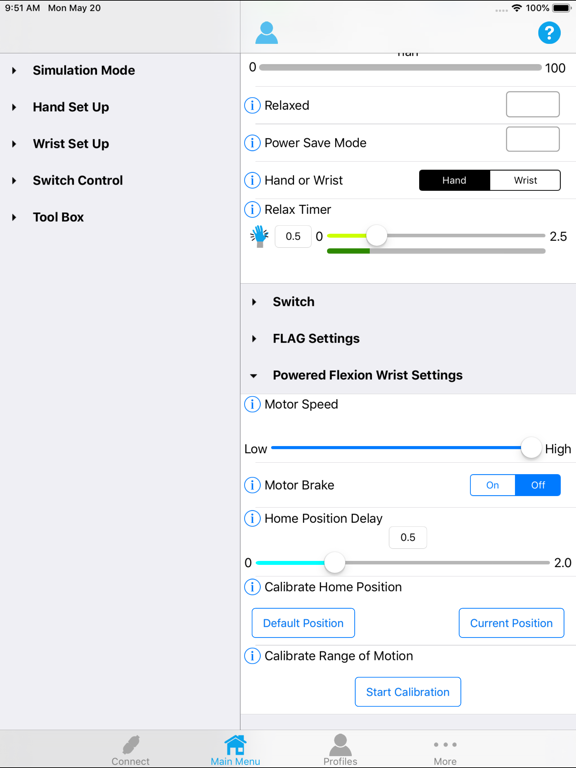 Screenshot #5 pour Motion Control User Interface