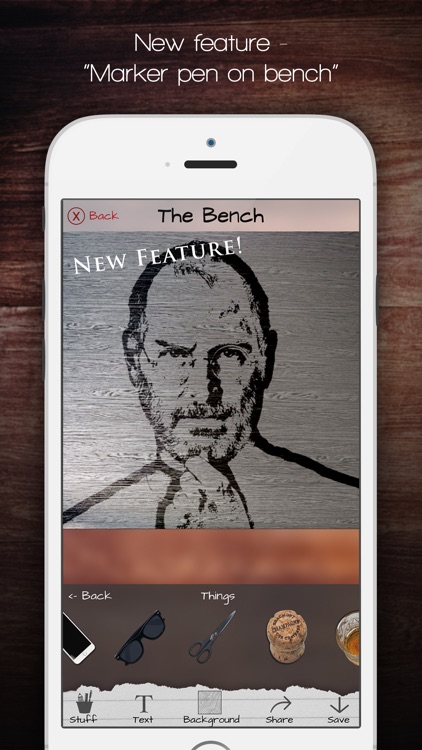 Stickers & filter Sketch Bench screenshot-4