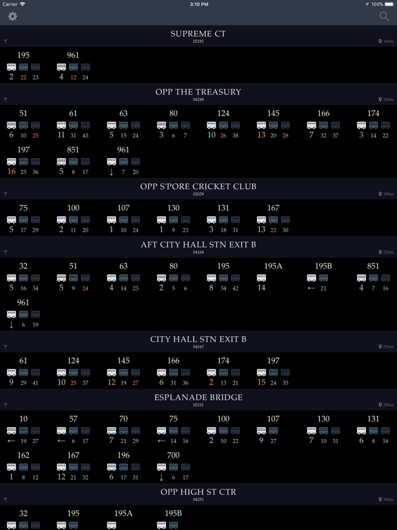 BusStop SG app screenshot 3