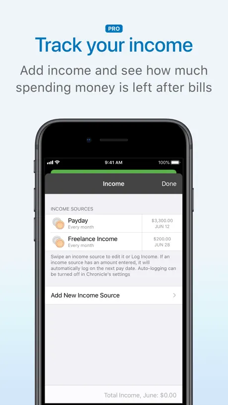Chronicle - Bill Organizer
