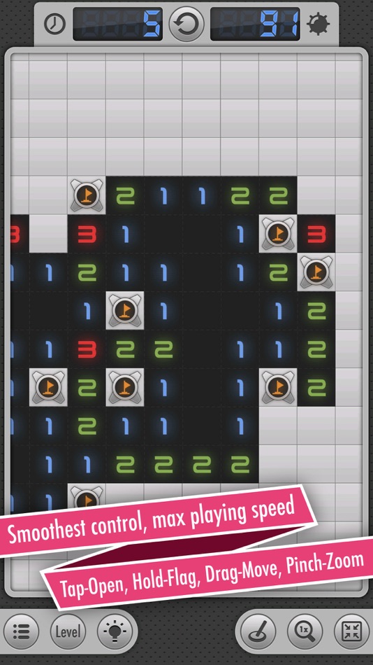 #2. Minesweeper X: Classic Reboot (iOS) 来自: CONG TY TNHH SKYPAW